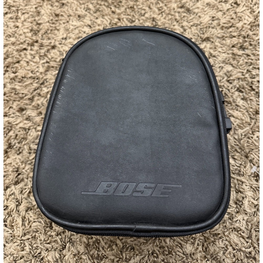 BOSE Black Faux Leather Case For Quietcomfort Headset